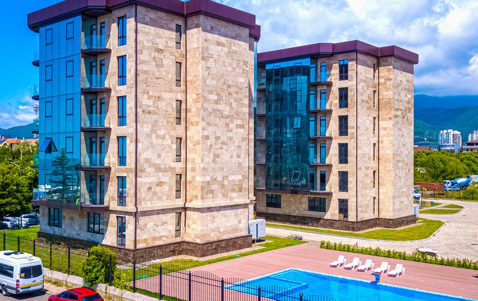 «Морской Берег» апарт-отель Парковка Бассейн Wi-Fi